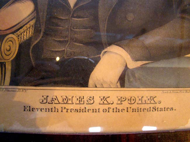 An original lithograph of James K. Polk, 11th President of the United states from 1845-1849 — image 2